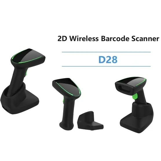 [25587] 2D WIRELESS BARCODE SCANNER D28