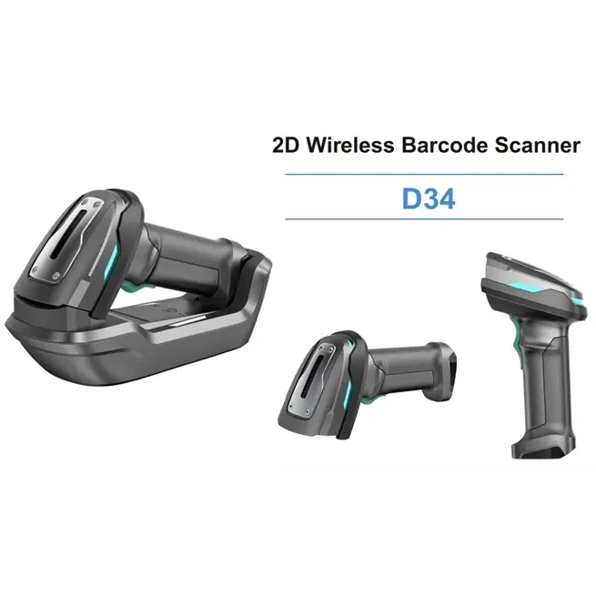 [25588] 2D WIRELESS BARCODE SCANNER D34