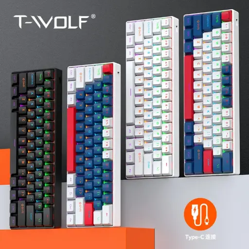 [07107] TECLADO T-WOLF T60