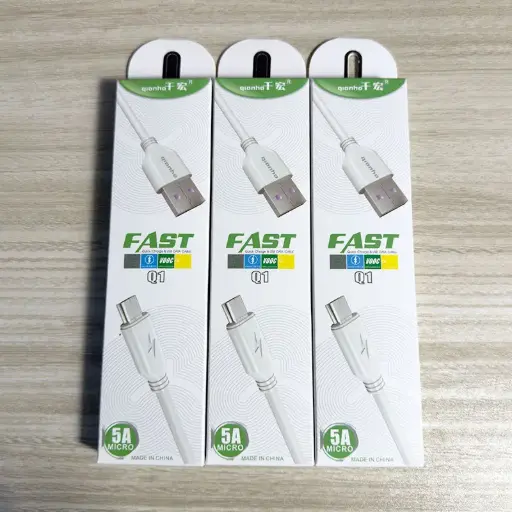 [07132] CABLE QIANHO Q1 USB-MICRO C 120W 1M