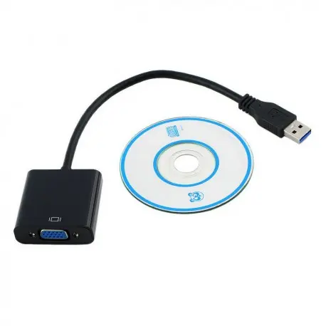 [02830] ADAPTADOR CONVERTIDOR USB 3.0 A VGA - ZOECAN