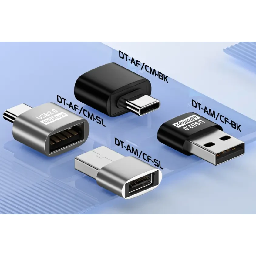 [05488] ADAPTER USB MACH A TIPO C HEM - BK/SILVER